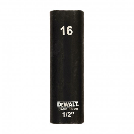 Головка торцева ударна, довга, 16 мм, DeWALT IMPACT (DT7550)