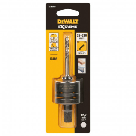 Тримач коронок, швидкозатискний, 32-210 мм. DeWALT Extreme (DT90369)