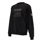 Свитшот рабочий, черный DeWalt 100 YEAR LOGO SWEATSHIRT (размер XL) (DWC237-001-XXL)