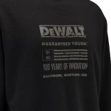 Свитшот рабочий, черный DeWalt 100 YEAR LOGO SWEATSHIRT (размер XL) (DWC237-001-XXL)