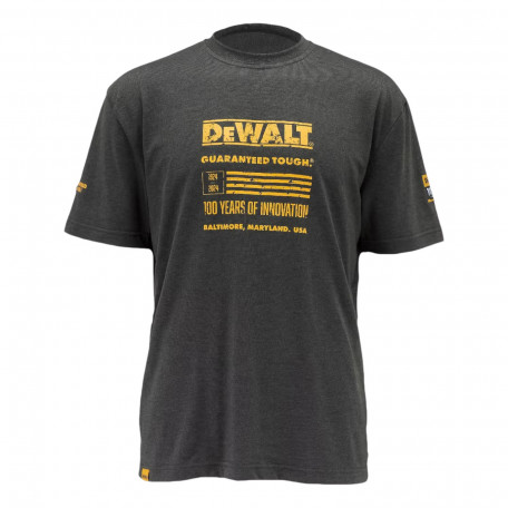 Футболка рабочая, серая DeWalt 100 YEAR T-SHIRT (размер L) (DWC240-004-L)