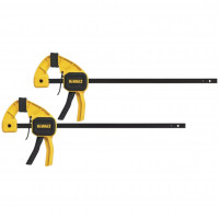 Струбцини DeWALT "M" тригерні з максимальним зусиллям стиснення 63 кг, 2 шт (DWHT0-83158)