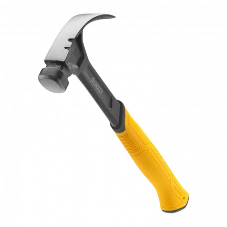Молоток DeWalt CURVE-CLAW, суцільнометалевий, вага головки 454 г. (DWHT51002-0)