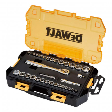 Набір головок 1/4, 3/8, 34 предметів DeWALT (DWMT45034-0)