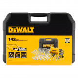 Набір головок, біт, ключів шестигранних, 1/4, 3/8. 142 предмети DeWALT (DWMT73802-1)