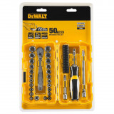 Набір головок та біт 1/4, 50 предметів DeWALT (DWMT81610-0)