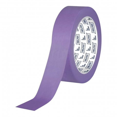 Малярна стрічка для чутливих поверхонь Deltec Masking Tape Purple "SENSITIVE" 24 мм x 50 м (D.ESP0702436)