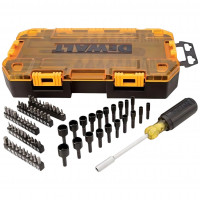 Набор бит для отвертки с гаечными насадками DeWALT 71 шт., 1/4" Multi-Bit & Nut Driver Set (DWMT73808)