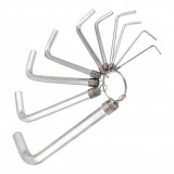 Набір Г-подібних ключів, шестигранних, JCB Tools JCB-5102R (10 предметів.) (65624)