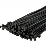 Кабельна стяжка KPM, чорна 4*250мм (100 шт.) (NC4*250)