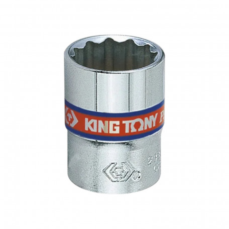 Головка торцева KING TONY 1/4, 5/16", 12-гранна. (233010S)