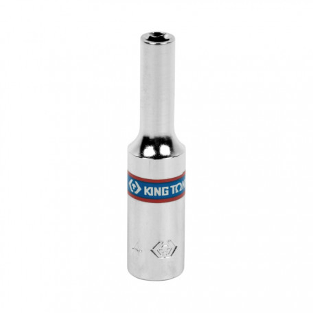 Головка подовжена, торцева, King Tony, шестигранна 1/4", 4 мм (223504M)