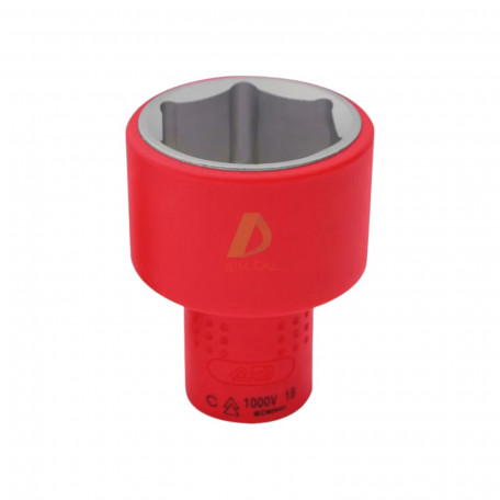 Головка торцева KING TONY 1/2" VDE, 11 мм., 6-гранна. (4335VE11M)