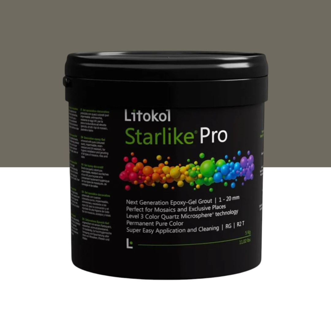 Эпоксидная фуга, Litokol Starlike Pro, 30 Argilla di Cipro, 5 кг (STPROARC0005)