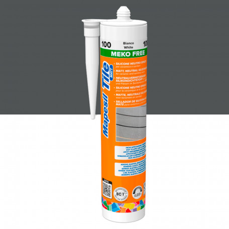 Однокомпонентний силіконовий герметик Mapei Mapesil Tile Matt, №114, антрацит, 310 мл. (MP114TM)