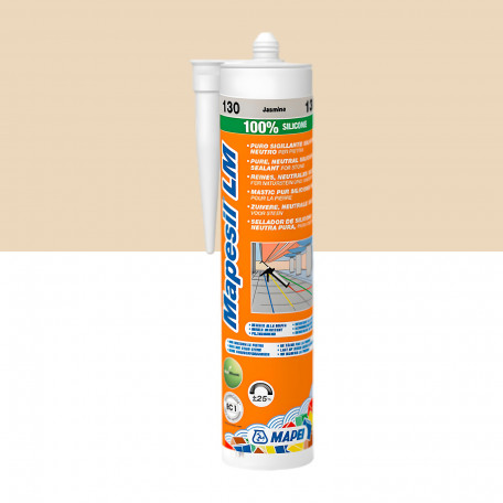 Силіконовий клей-герметик Mapei MAPESIL LM, №132, бежевий, 310 мл. (MP132LM)