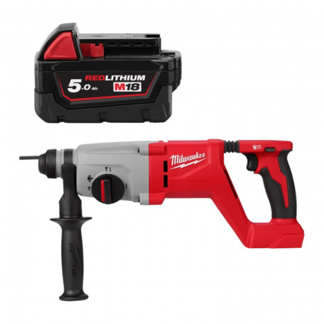 Перфоратор акумуляторний, безщітковий, MILWAUKEE SDS PLUS M18 BLHACD26-0 (2,6 Дж) (каркас) + M18 B5 подарунок (4933492483/B5)
