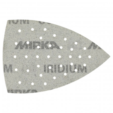 Трикутний шліфувальний лист Mirka IRIDIUM, 100x152x152 мм, 36 отворів, P120, 1 шт. (246JQ05012-1)