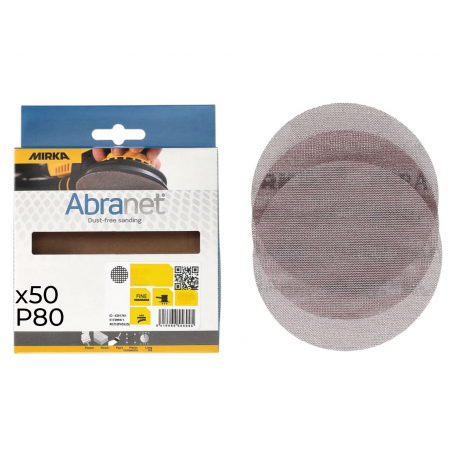 Шліфувальний круг Mirka Abranet D125/Р80, 50 шт/уп. (5423205080)