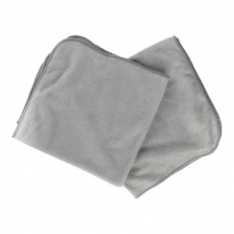 Серветка Mirka з мікрофібри, 400x400 мм, сіра, 2 шт. (7991400211)