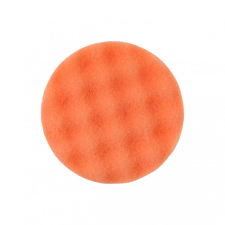 Полірувальний поролоновий пад Mirka, діаметр 85 мм, помаранчевий, вафельний, 1 шт. (7993628521-1)