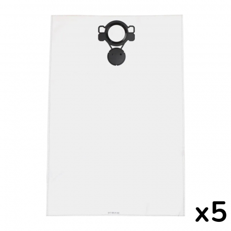 Мішки для пилу Mirka для пилососів DE 1230 L / DE 1242 L, 5 шт. (8999100211)