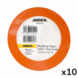 Малярная лента Mirka Fine Line 150 ° C, 12 мм x 55 м, 10 шт. (919000600012)