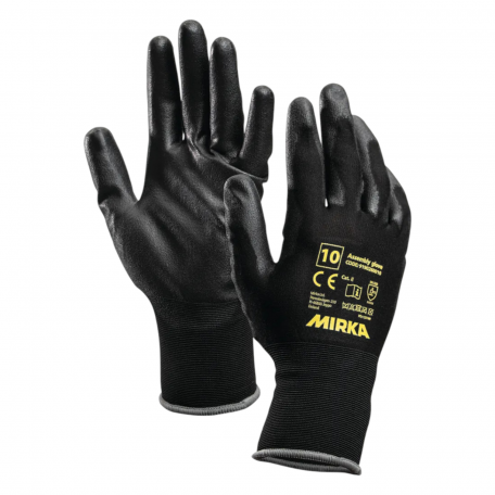 Монтажные перчатки Mirka Nylon с PU покрытием, размер 10, 1 пара (9190260010-1)