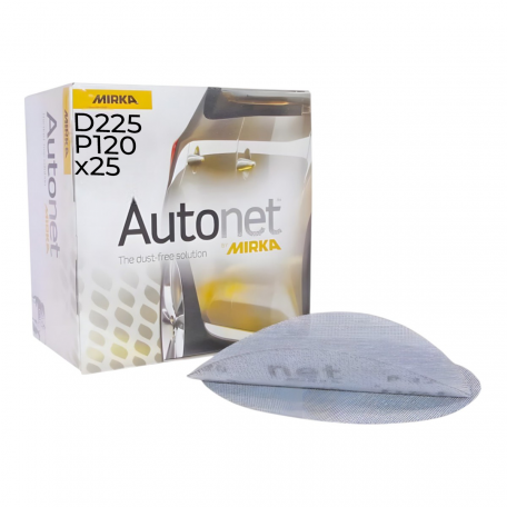 Сітчастий диск Mirka AUTONET, 225 мм, P120, 25 шт/уп (AE22302512)