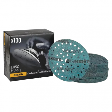 Шліфувальний круг Mirka Galaxy, 150 мм, P240, 100 шт/уп (FY6M109924)