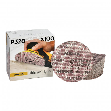 Шліфувальний круг Mirka ULTIMAX LIGNO, 150 мм, Р320, 100шт/уп (UL6M109932)