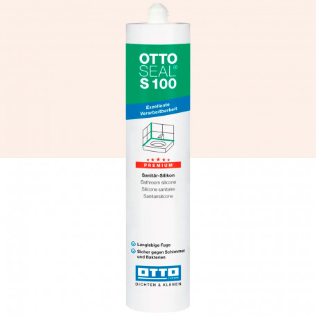 Санітарний силіконовий герметик OTTOSEAL S100 C08 жасмин, 300 мл (1390300000008)