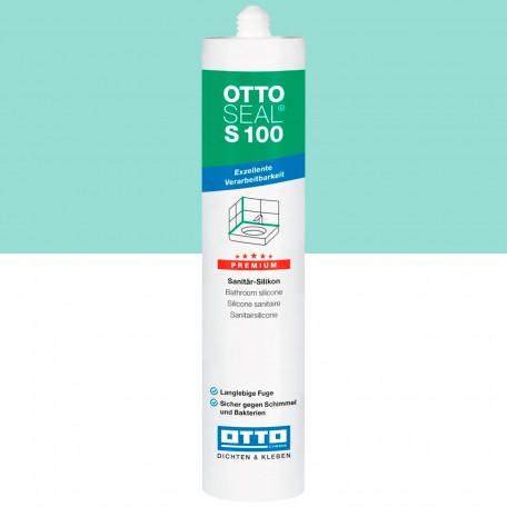 Санитарный силиконовый герметик OTTOSEAL S100 C40 мятный, 300 мл (1390300000040)