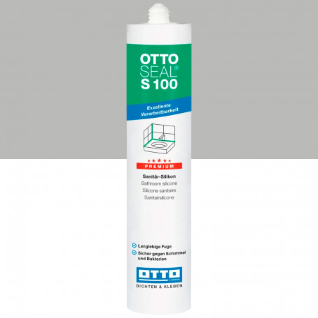 Силиконовый герметик OTTOSEAL S100 C86 бледно-серый, 300 мл (1390300000086)