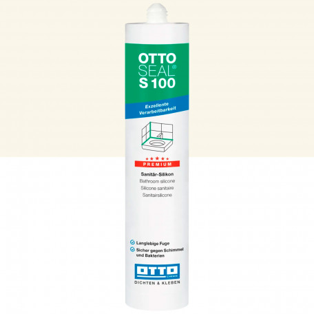 Силиконовый герметик OTTOSEAL S100 C1107 ванильно-бежевый, 300 мл (1397300000025)