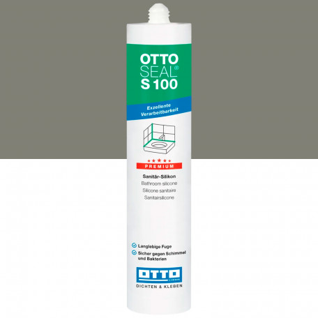 Силиконовый герметик OTTOSEAL S100 C1172 титаново-серый, 300 мл (1397300000032)