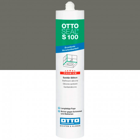 Силіконовий герметик OTTOSEAL S100 C1168 світлий графіт, 300 мл (1397300000034)