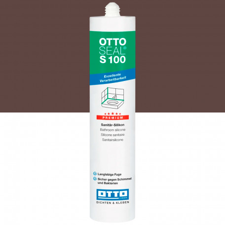 Силиконовый герметик OTTOSEAL S100 C7116 красно-коричневый, 300 мл (1397300000048)