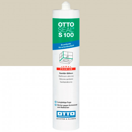Силиконовый герметик OTTOSEAL S100 C6672 песочно-бежевый, 300 мл (1397300000072)