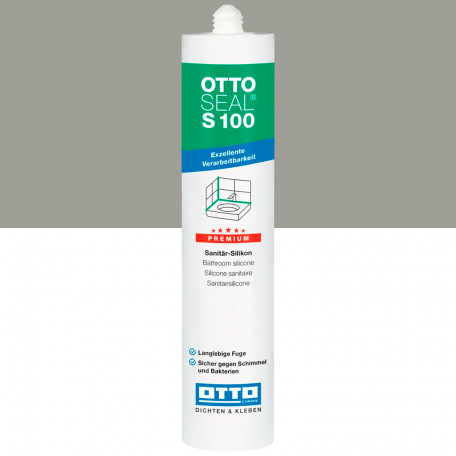 Силиконовый герметик OTTOSEAL S100 C706 цементно-серый 31, 300 мл (1398300000065)