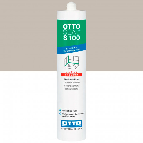 Силіконовий герметик OTTOSEAL S100 C1010 сіро-червоний, 300 мл (1398300000095)
