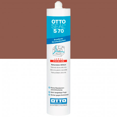 Силиконовый герметик OTTOSEAL S70 C32 песчано-красный структурный, 310 мл (1901400000032)