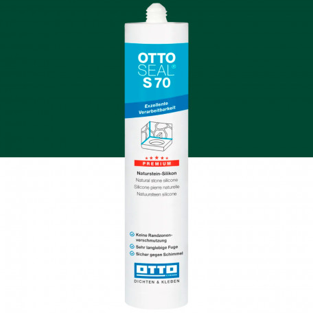 Силиконовый герметик OTTOSEAL S70 C37 темно-зеленый, 310 мл (1901400000037)