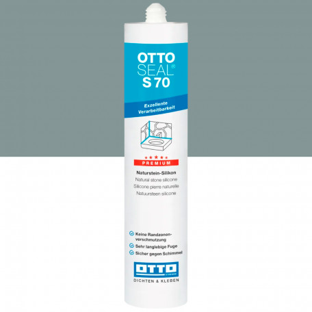 Силиконовый герметик OTTOSEAL S70 C47 серо-синий структурный, 310 мл (1901400000047)