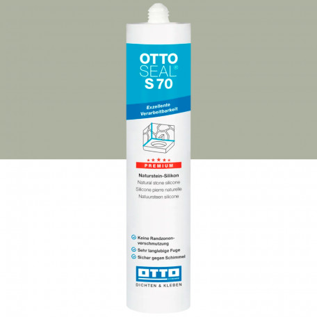 Силиконовый герметик OTTOSEAL S70 C110 серый шовный структурный, 310 мл (1901400000071)