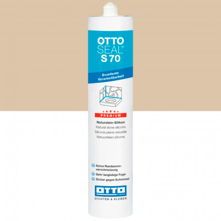 Силиконовый герметик OTTOSEAL S70 C82 красно-бежевый, 310 мл (1901400000082)