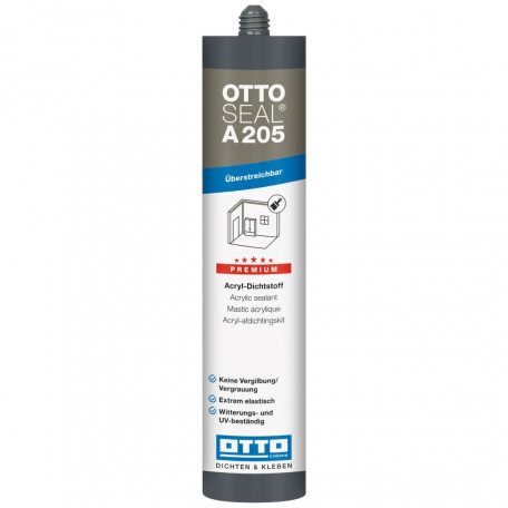 Акриловий герметик Ottoseal A205 C01 Weiss 580ml (2101800000001)