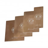 Профессиональный набор японских шпателей OLEJNIK 50мм/86мм/100мм/110мм x 0,3мм. из нержавеющей стали, гибкие лезвия, заостренные и скругленные углы (SZPH-G3Z)