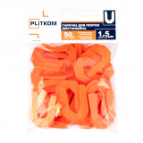 Галочка для плитки дистанционная PLiTKOM, 1.5 мм, 50 шт (1115500)