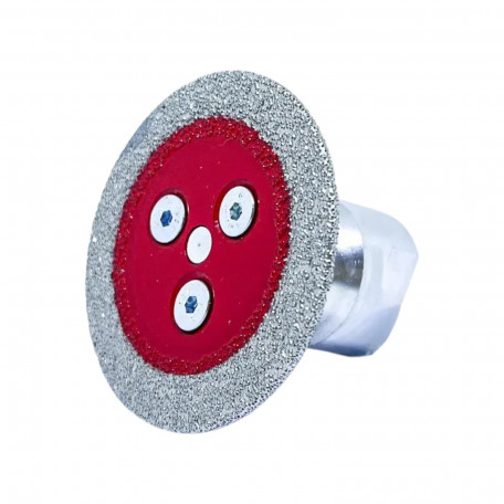 Алмазный диск RapidE Vacuum Blazed Mini Red Point 44 мм, круглый хвостовик 6 мм, вакуумная наплавка (RA-1441)